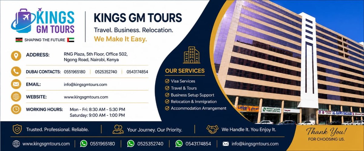 Kings GM Tours Dubai Office